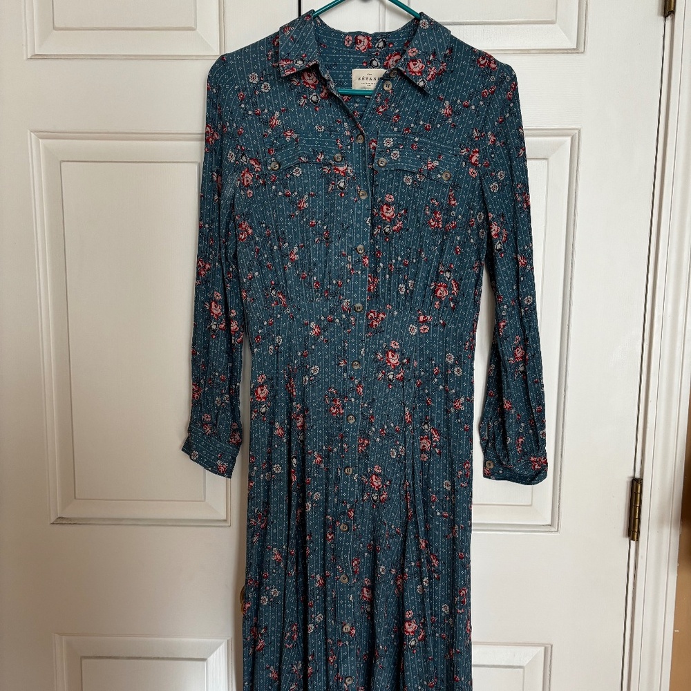 Sezane Lauretta Dress Floral Print - Size 6